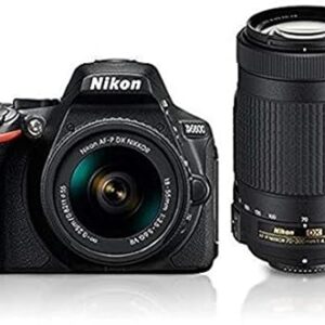 Nikon D5600 with  AF-P 18-55+AF-P 70-300mm VR Kit,3 Optical zoom ,Black