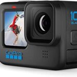 GoPro HERO10 Black - Waterproof Action Camera with Front LCD and Touch Rear Screens, 5.3K60 Ultra HD Video, Optical 1X and Digital 4X 23MP Photos (1 Year INTL Warranty + 1 Year in Warranty)