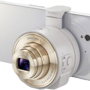 Sony DSC-QX10 Wi-Fi Camera Module for Smartphone Transform your smartphone into a powerful camera with the Sony DSC-QX10 Wi-Fi Camera Module.(White)