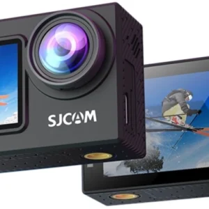 SJCAM SJ6 PRO Dual Screen Action Camera | 4K60fps/24MP | 6axis gyro | 165° Ultra Wide | 9:16 Vertical Screen | 8X Zoom | Time-Lapse, Slow Video, Car Mode, Interval Shooting | Black