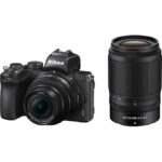 Nikon Z50 Mirrorless Camera with Z DX 16-50mm f/3.5-6.3 VR & Z DX 50-250mm f/4.5-6.3 VR Lens with Additional Battery & 64 GB SD Card(Unboxed)