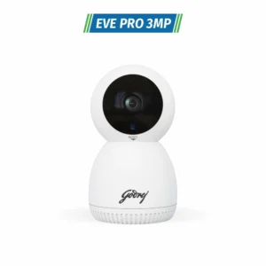 Godrej EVE PRO 3 Pan Tilt Smart WiFi Security Camera With 350 Degree