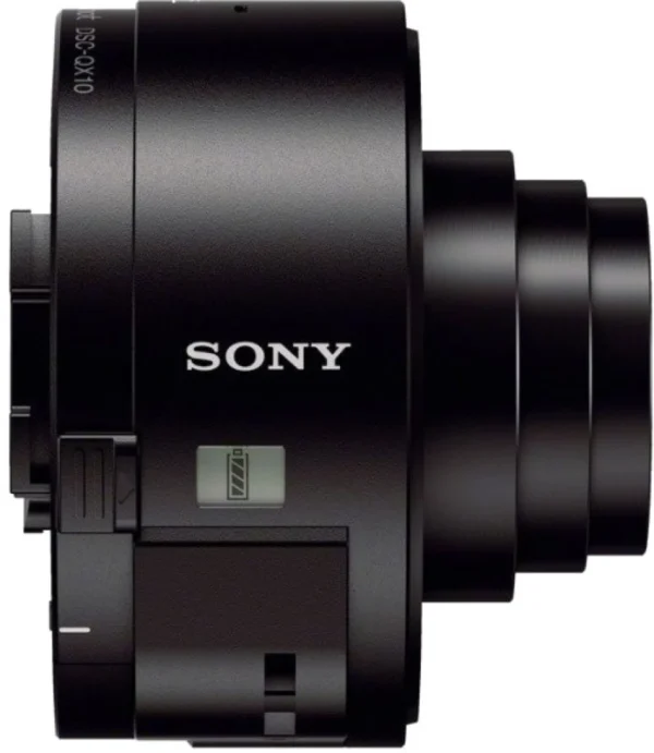Sony DSC-QX10 Wi-Fi Camera Module for Smartphone Transform your smartphone into a powerful camera with the Sony DSC-QX10 Wi-Fi Camera Module.(Black) - Image 3