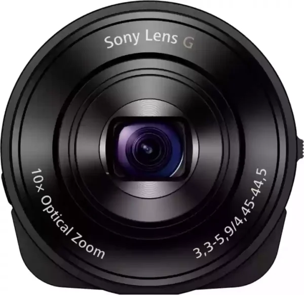 Sony DSC-QX10 Wi-Fi Camera Module for Smartphone Transform your smartphone into a powerful camera with the Sony DSC-QX10 Wi-Fi Camera Module.(Black) - Image 2