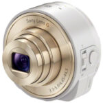 Sony Cyber Shot DSC-QX10 lens white