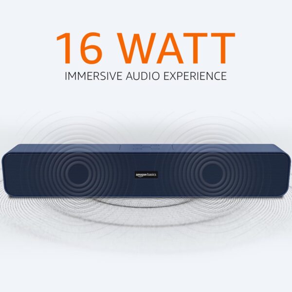 Amazon Basics 16W Bluetooth Soundbar Speaker