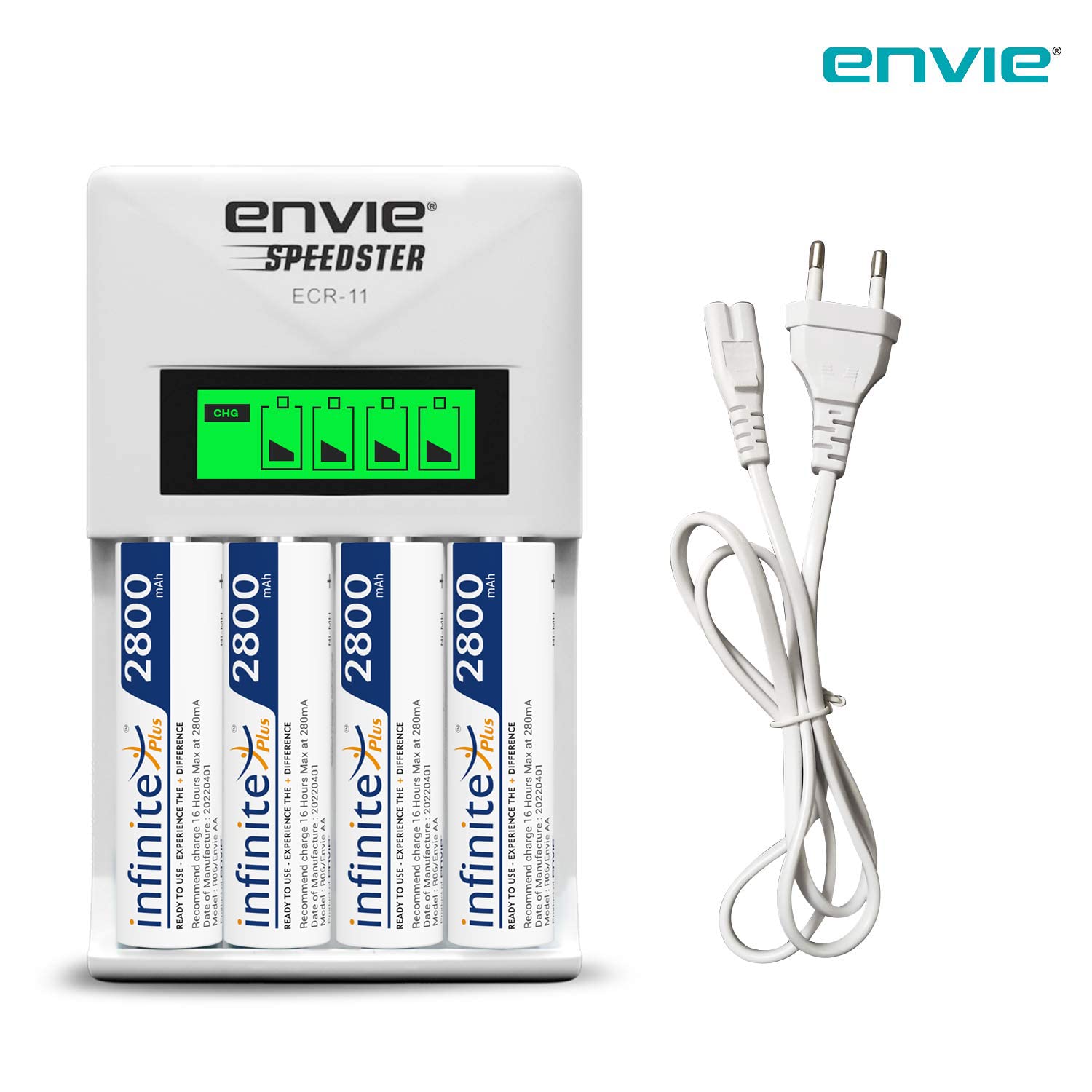 ENVIE Speedster Rechargeable Batteries