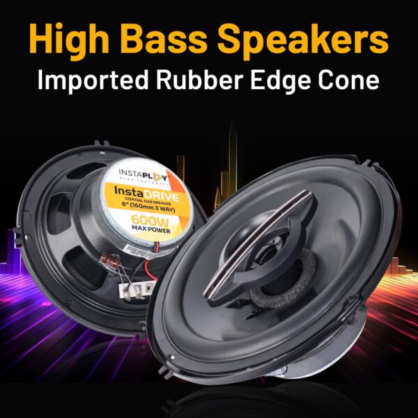 INSTAPLAY 3-Way Coaxial Car Speaker