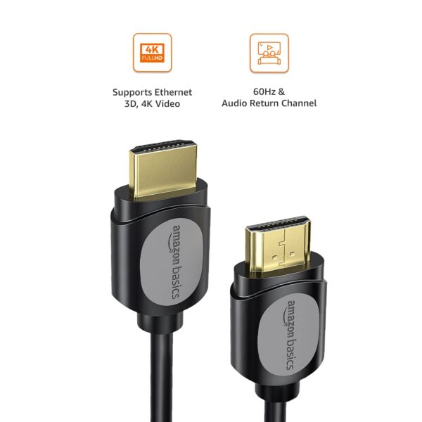 Amazon Basics Gold Plated High Speed HDMI Cable