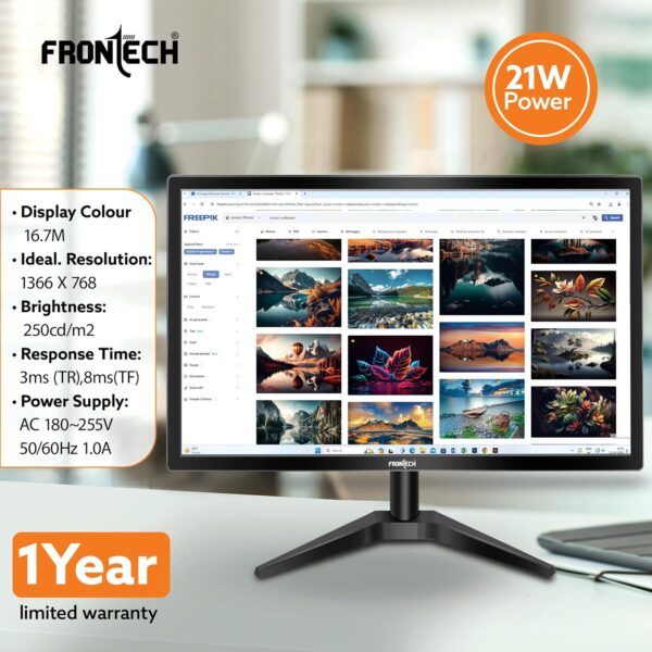 FRONTECH 18.5 Inch HD LED Monitor