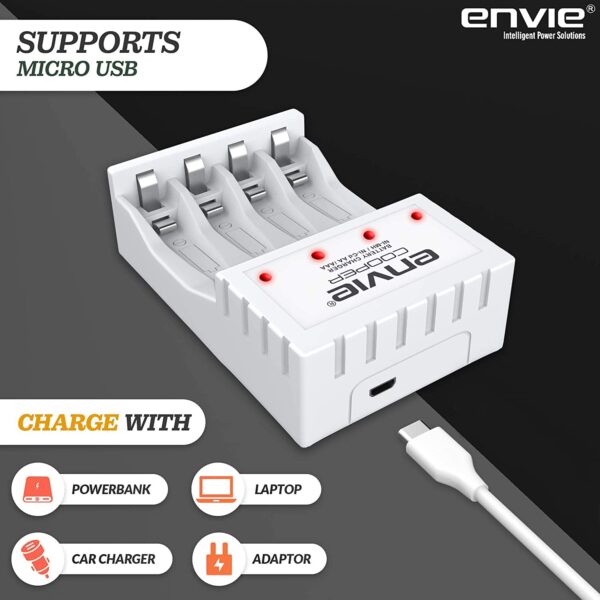 Rechargeable Battery Charger with Battries