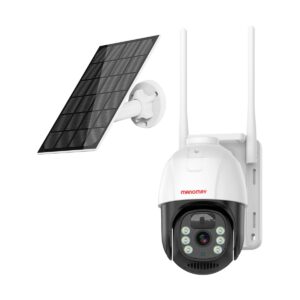 MANOMAY 4G Sim 4Mp Solar Powered CCTV Camera