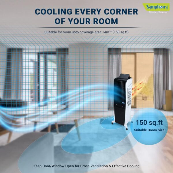 Symphony Diet 3D 30i Portable Tower Air Cooler