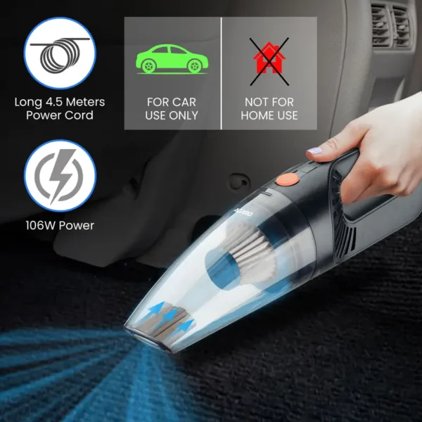 Agaro CV1079 Portable Car Vacuum Cleaner