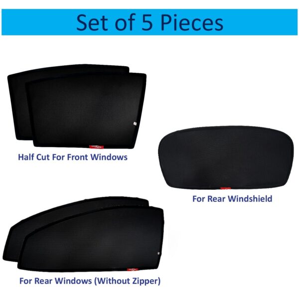 KINGSWAY XUV 300 Car Sun Shade Half Cut Magnetic Curtains