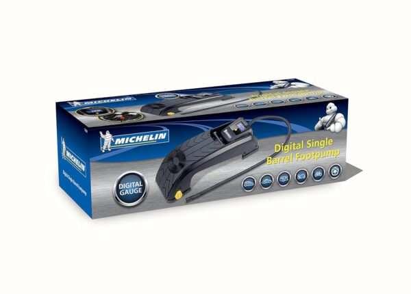 MICHELIN 12208 Digital Single Barrel Foot Pump