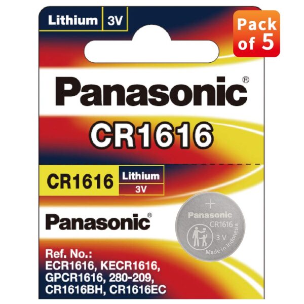 Panasonic CR-1616 Lithium Coin Battery 3v