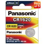 Panasonic CR-1620 Lithium Coin Battery 3v