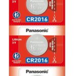 Panasonic CR-2016 Lithium Coin Battery 3v (