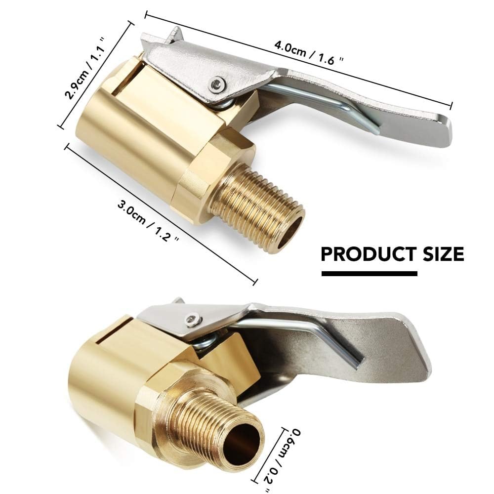 Tyre Air Chuck Inflator Pump Valve Clip