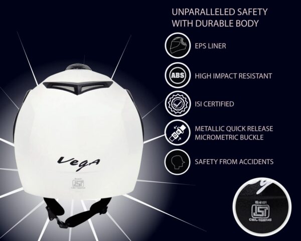 Vega Crux ISI Certified Flip-Up Helmet