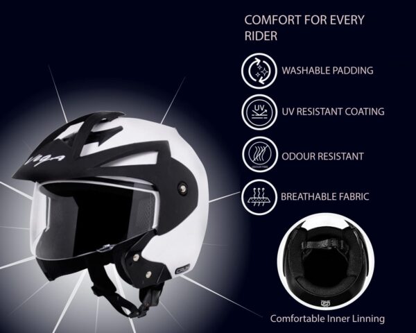 Vega Crux ISI Certified Flip-Up Helmet