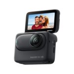 insta360 GO 3S (128GB) Black-Small & Lightweight Action Camera, Portable & Versatile, Hands-Free POV, Mount Anywhere, Multifunctional Action Pod, Waterproof, for Travel, Sports, Vlog, Digital Zoom