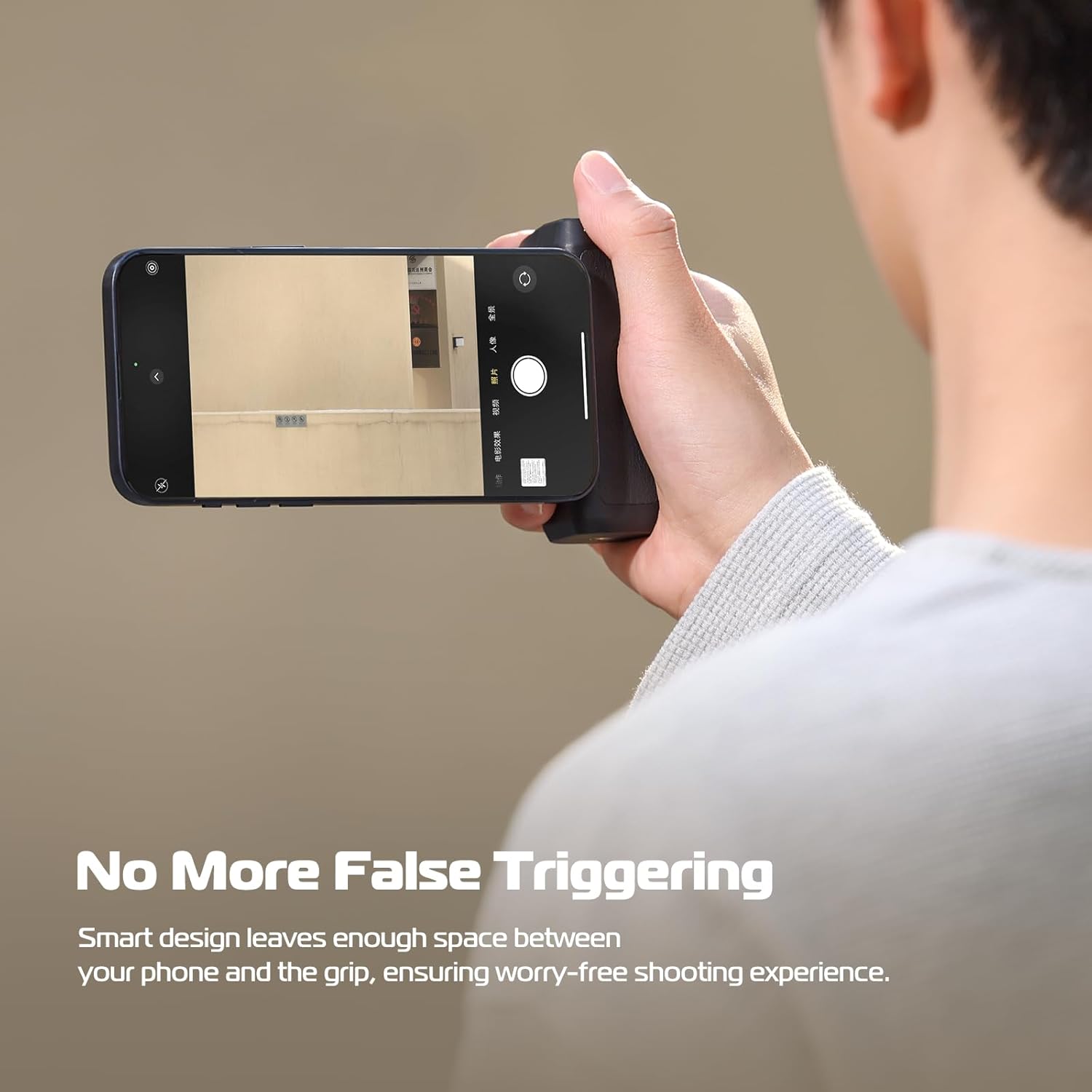 ULANZI Selfie Phone Tripod Mount MA35, 2-in-1 Magnetic & Phone Clip Camera Grip Handle Holder with Detachable Remote Shutter with Cold Shoe Adapter for iPhone 14 15 Samsung Smartphone Video Shooting - Image 3