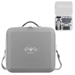 Sounce Air 3 Portable Carry Bag Hard Shell PU Protective Travel Storage Case with Adjustable Shoulder Strap – Custom Compartments for DJI Air 3 / Air 3S Drone, RC Controller – Grey